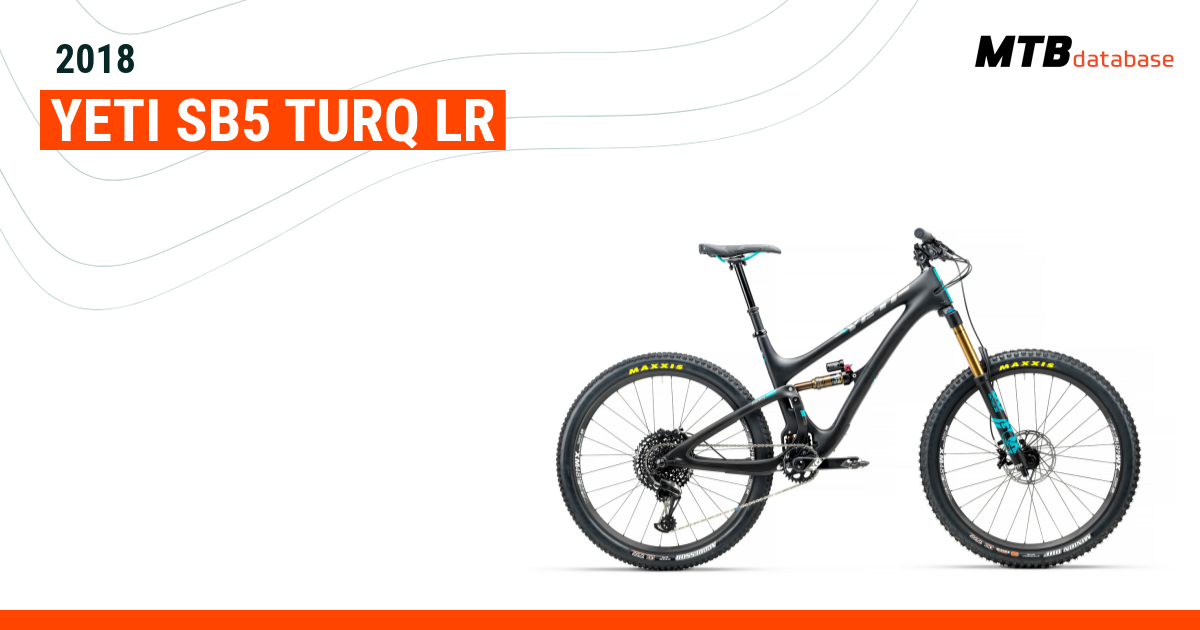 2018 Yeti SB5 TURQ LR Specs Reviews Images Mountain Bike