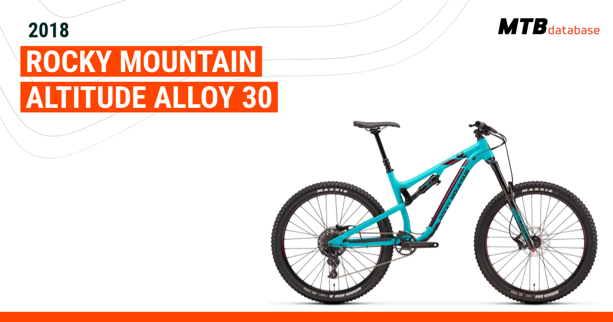 Rocky mountain altitude alloy 30 online 2018