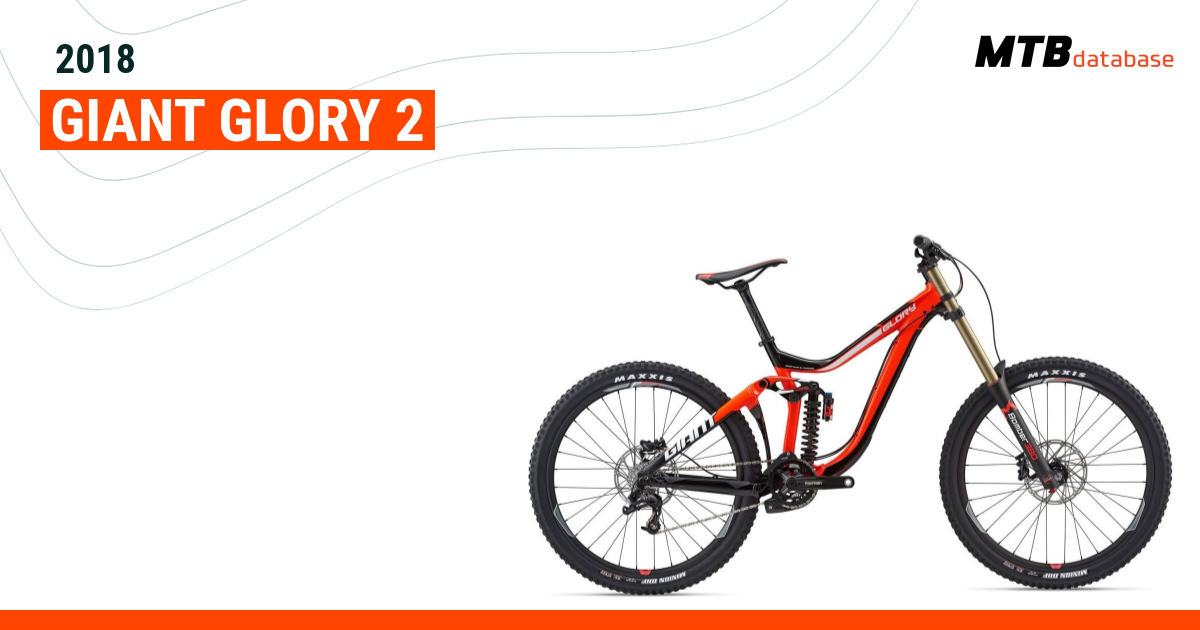 2018 Giant Glory 2 Specs Reviews Images Mountain Bike Database