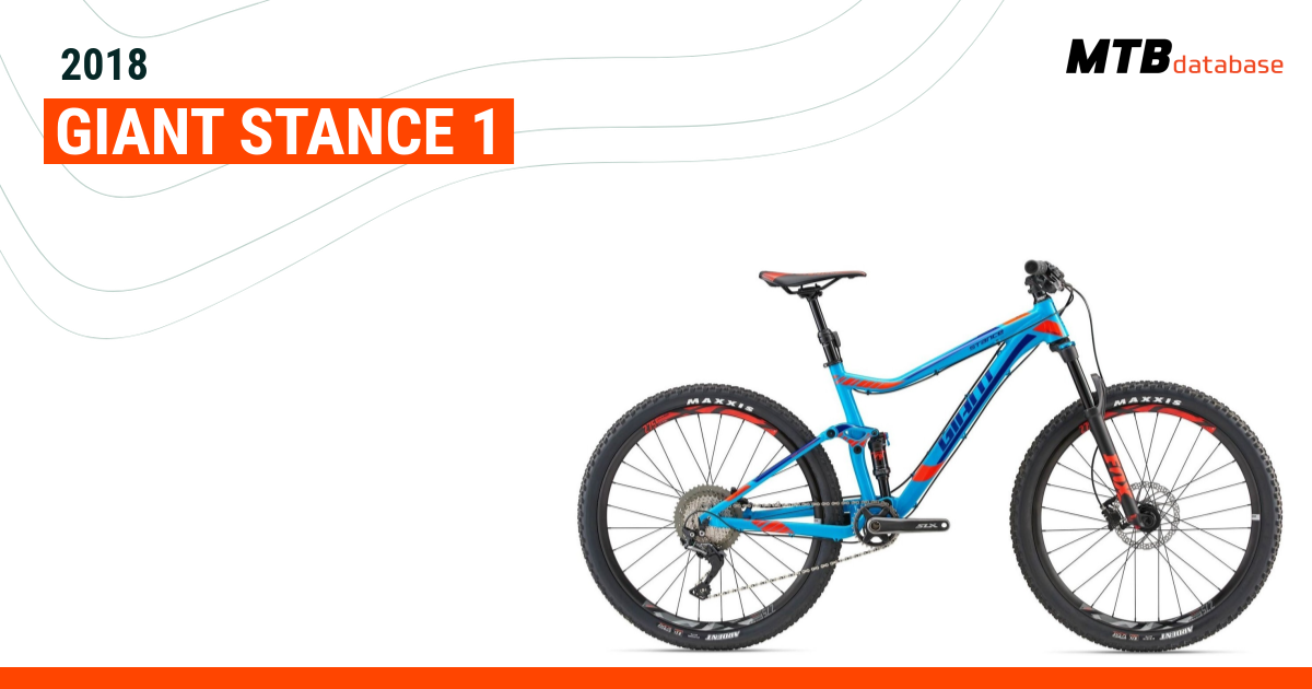 2018 Giant Stance 1 Specs Reviews Images Mountain Bike Database