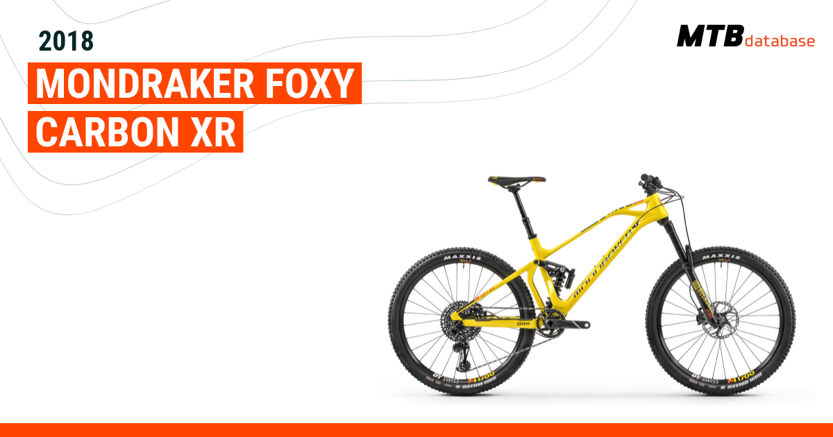 2018 Mondraker Foxy Carbon XR Specs Reviews Images Mountain Bike Database