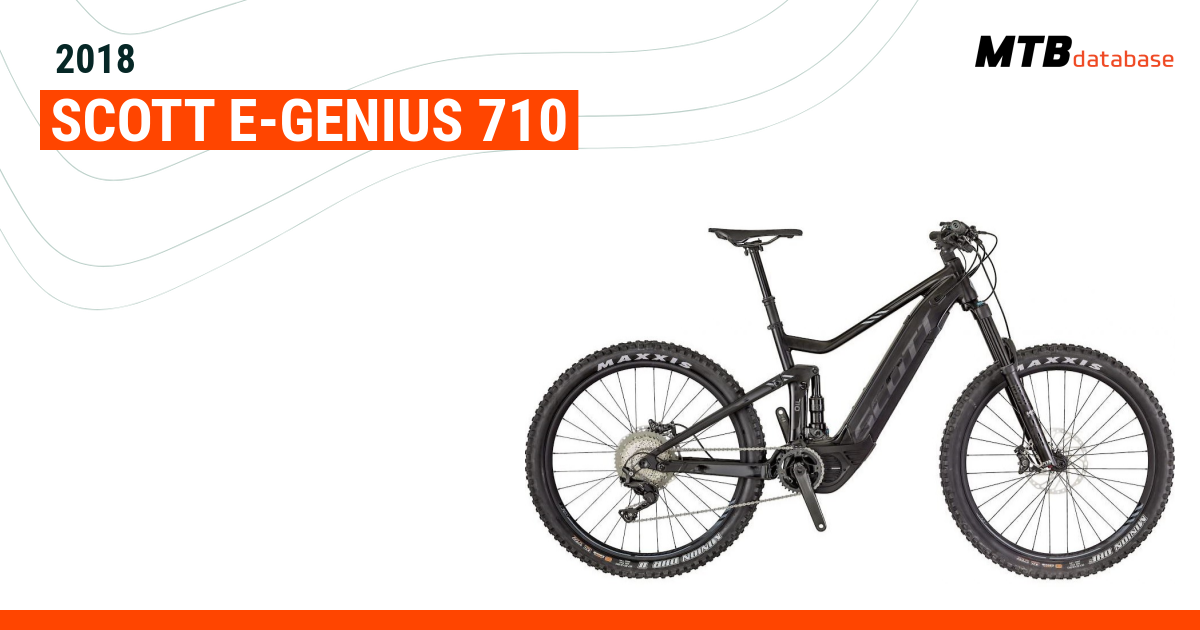 Scott genius 710 e bike online 2018