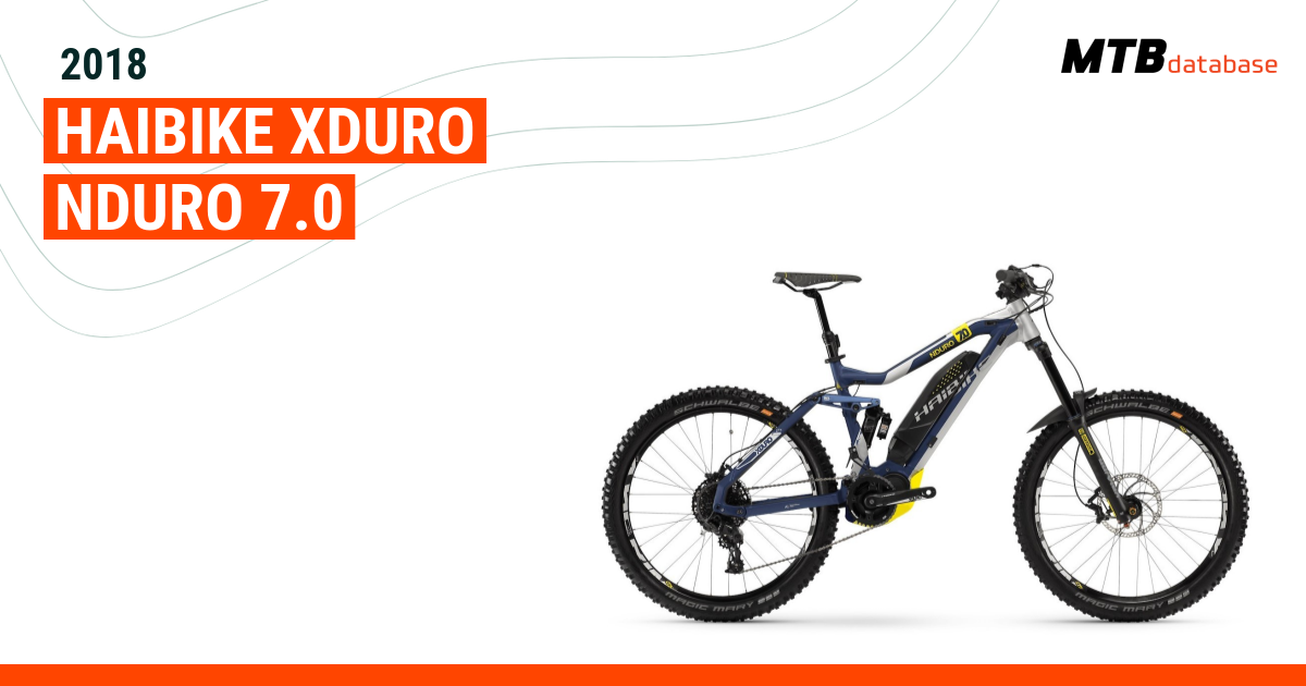 Haibike xduro hot sale nduro 2018