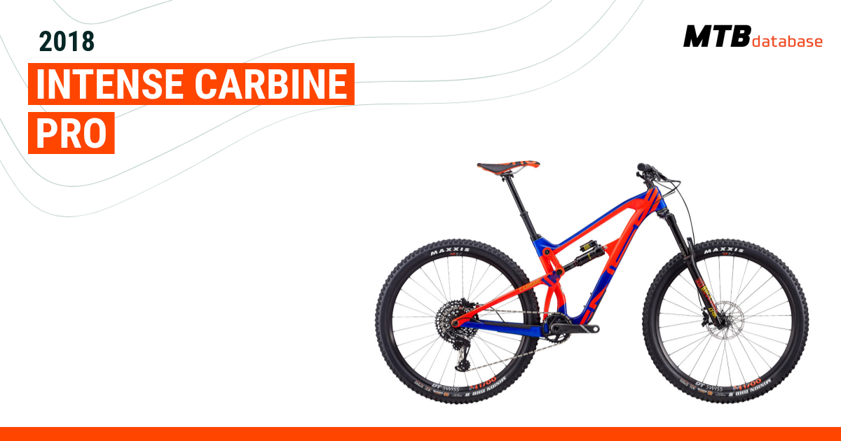 2018 Intense Carbine Pro Specs Reviews Images Mountain Bike