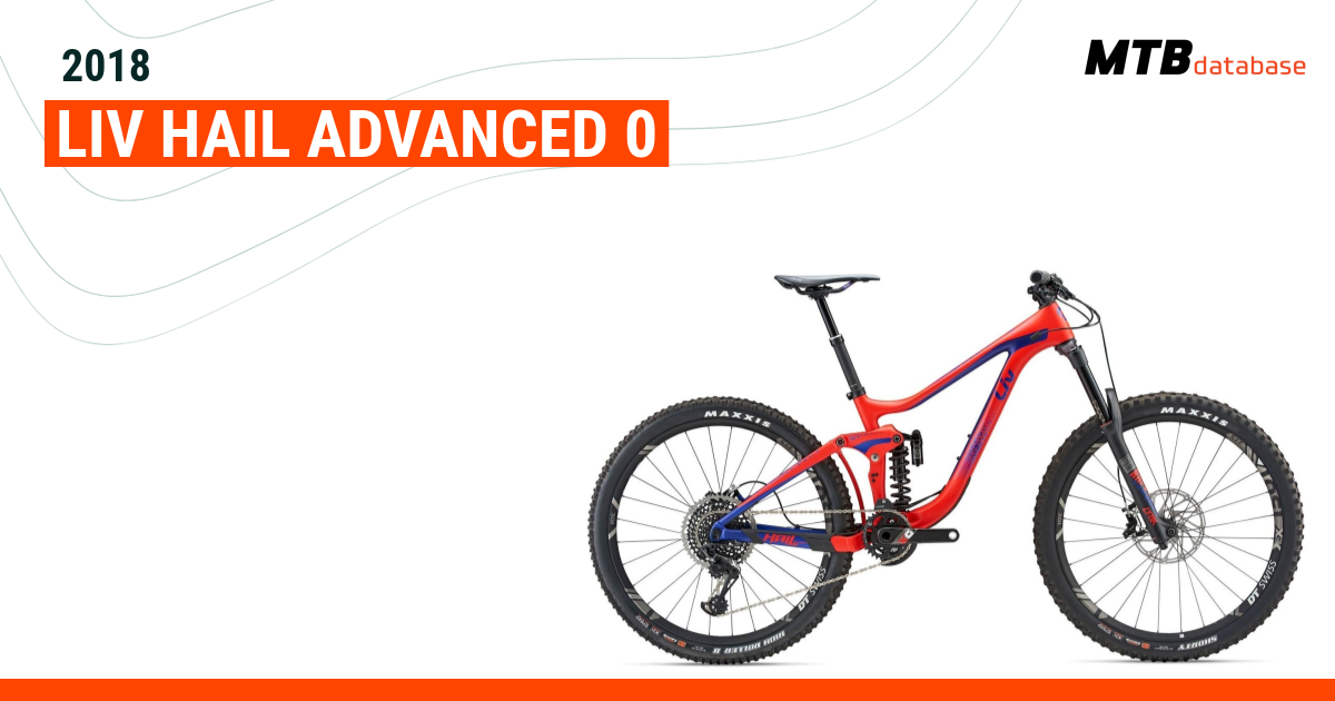2018 Liv Hail Advanced 0 Specs Reviews Images Mountain Bike Database