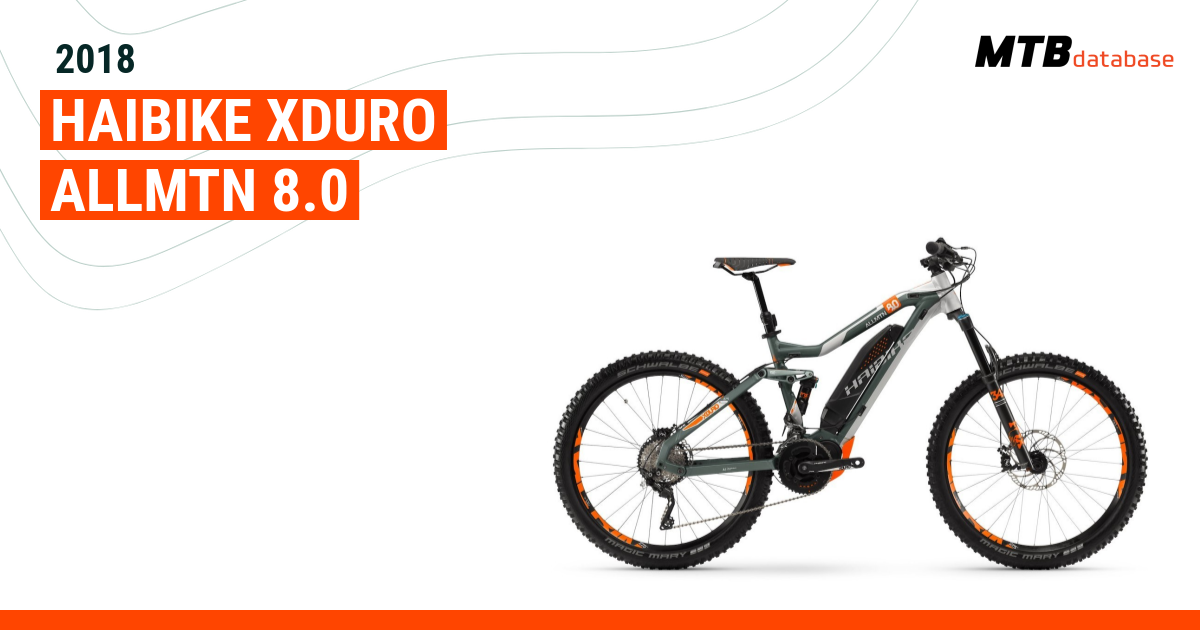 Haibike xduro cheap allmtn 8.0 2018