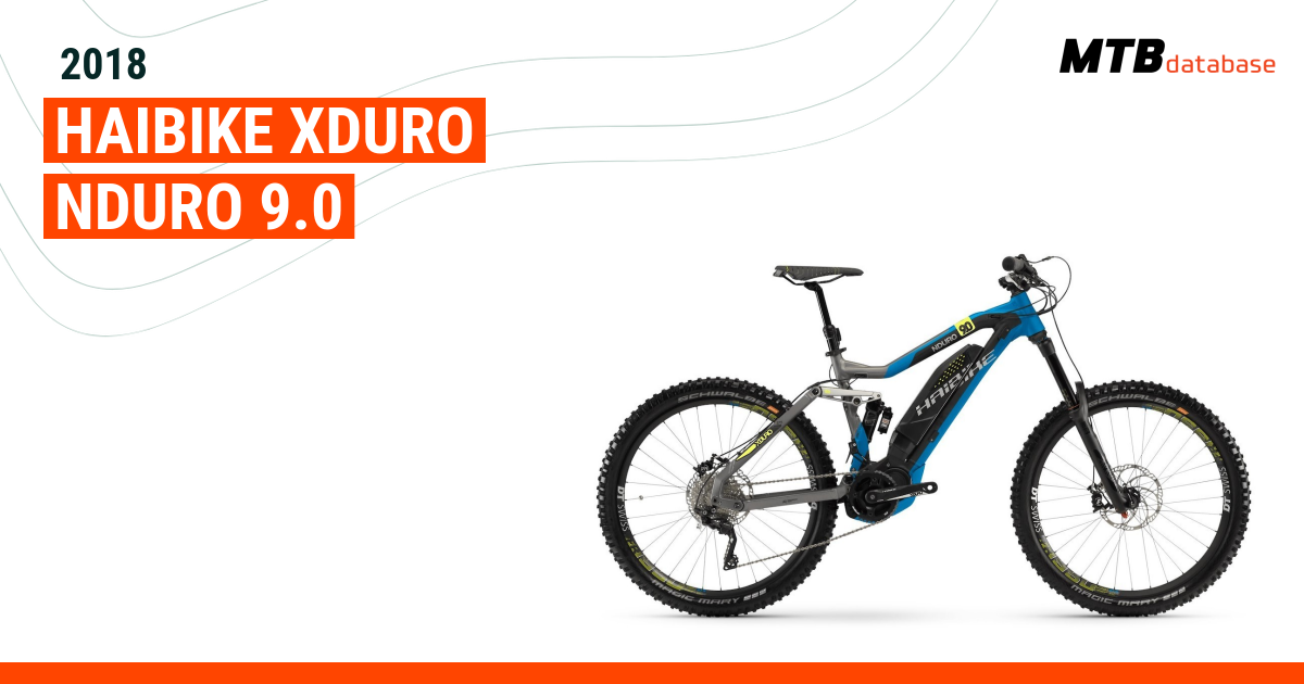 2018 Haibike XDURO Nduro 9.0 Specs Reviews Images Mountain