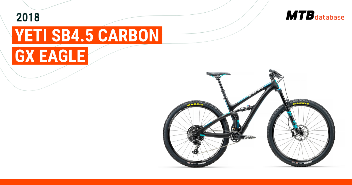 2018 Yeti SB4.5 Carbon GX Eagle Specs Reviews Images