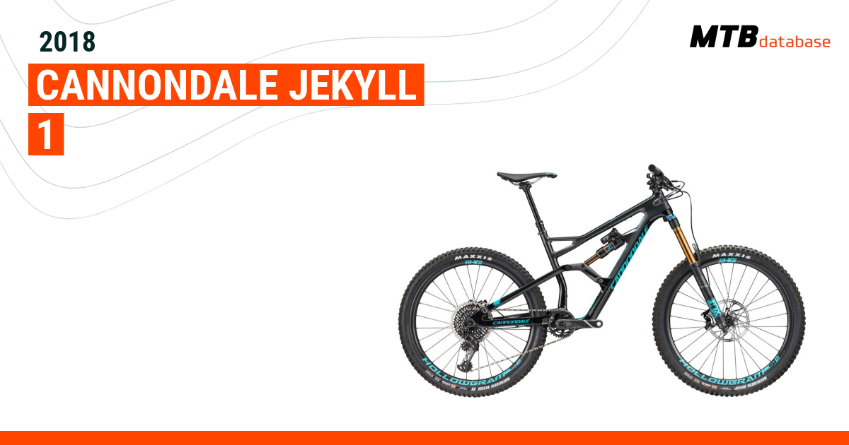 2018 Cannondale Jekyll 1 Specs Reviews Images Mountain Bike