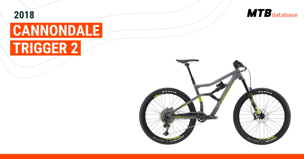 Cannondale trigger 2 online 2018