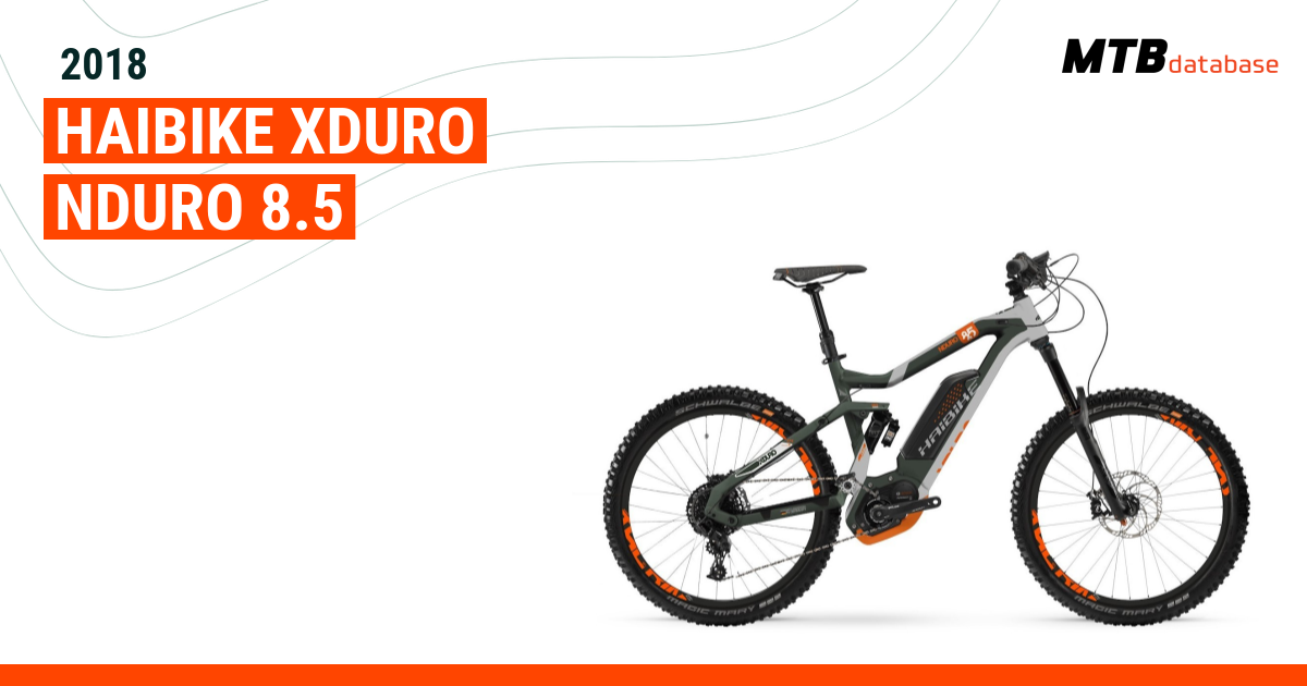 2018 Haibike XDURO Nduro 8.5 Specs Reviews Images Mountain Bike Database