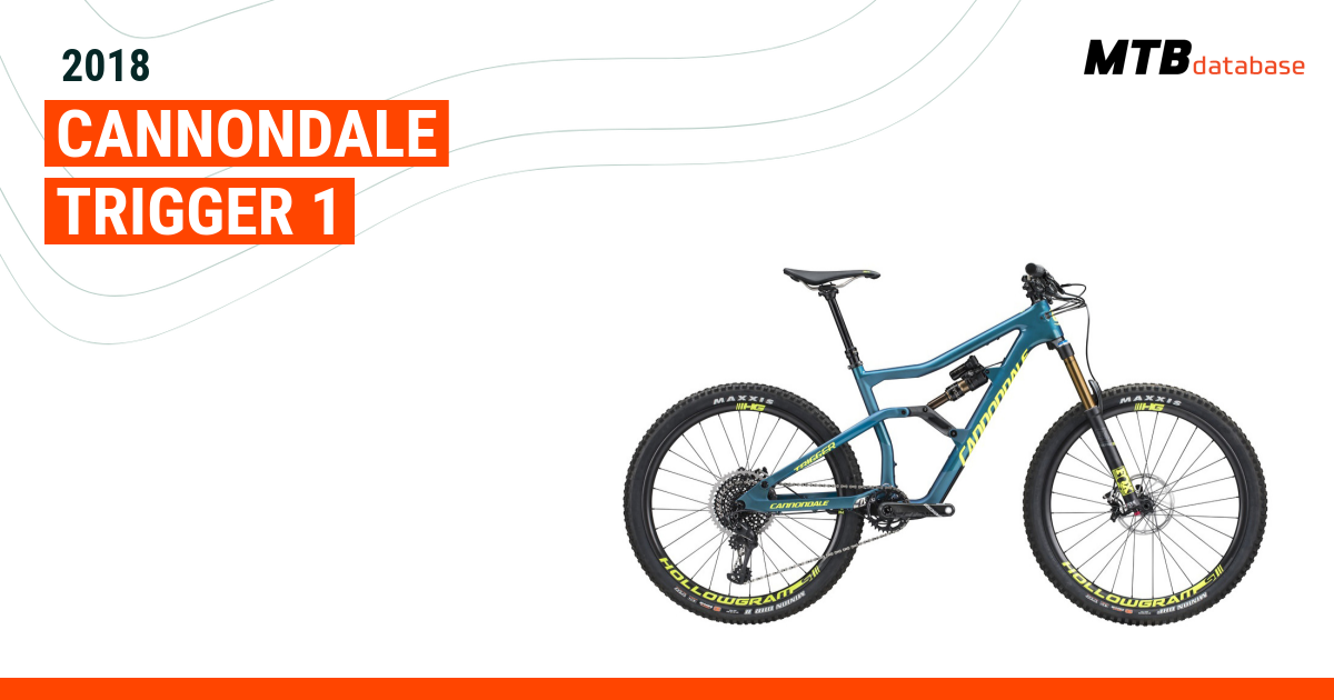 Cannondale trigger best sale carbon 1 2018