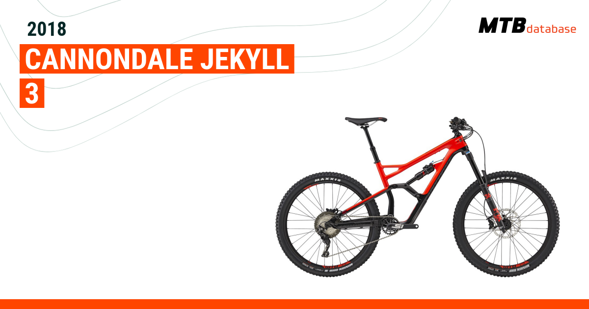 2018 Cannondale Jekyll 3 Specs Reviews Images Mountain Bike