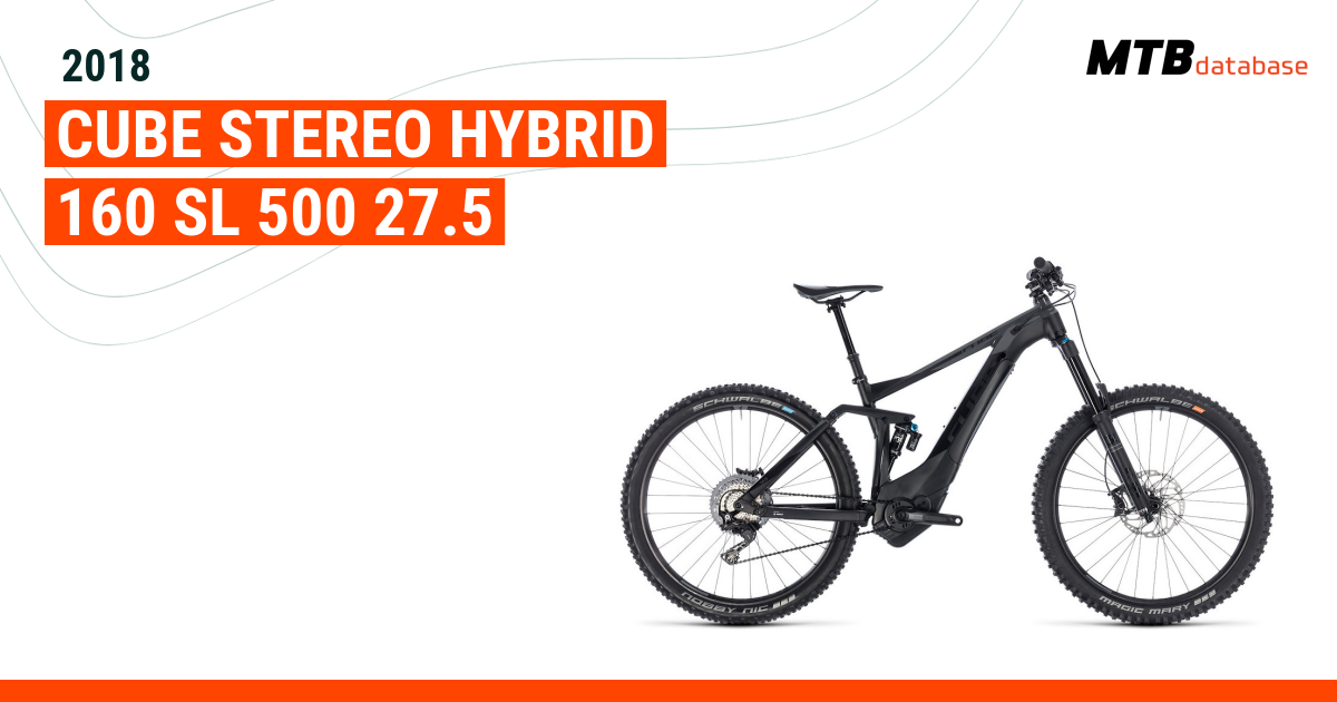 Cube stereo best sale hybrid 160 2018