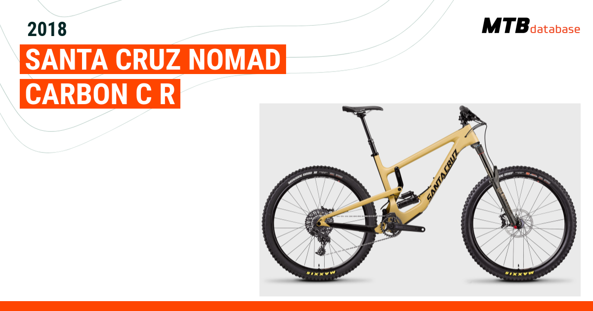 2018 Santa Cruz Nomad Carbon C R Specs Reviews Images Mountain Bike Database