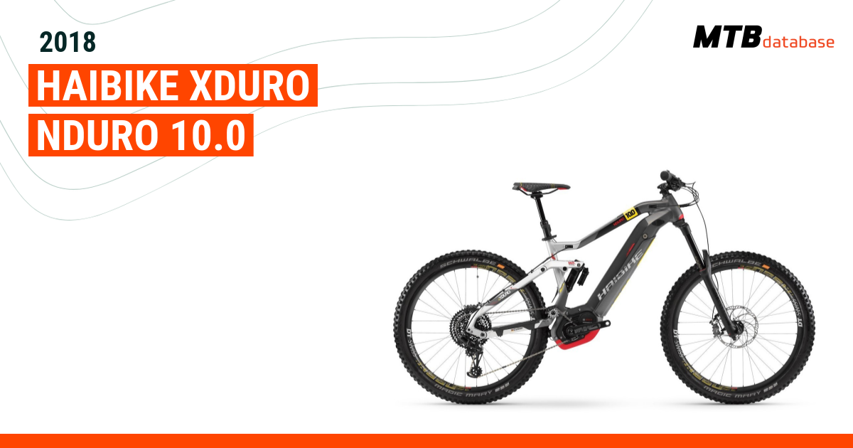 Haibike xduro nduro 10.0 hot sale 2018