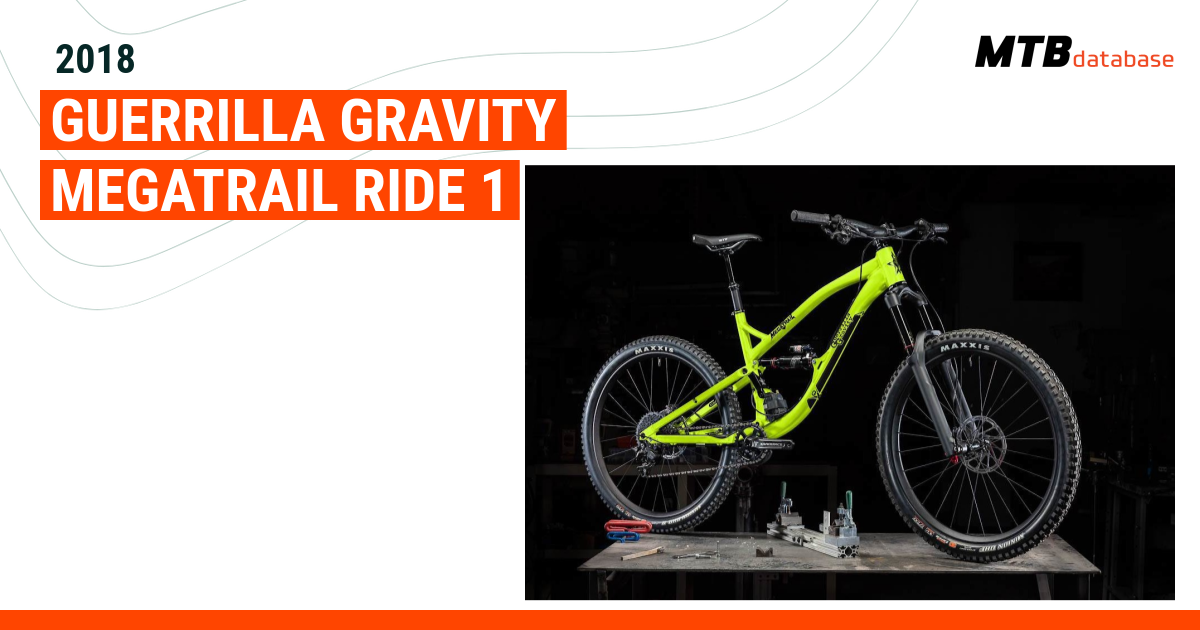 2018 Guerrilla Gravity Megatrail Ride 1 Specs Reviews Images