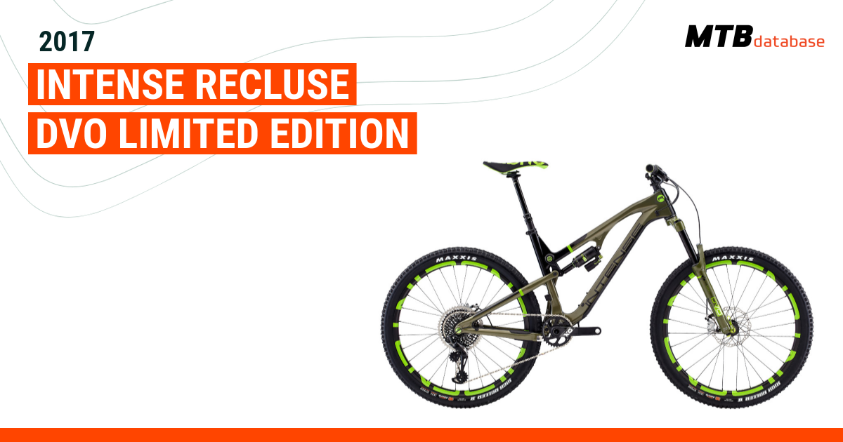 2017 Intense Recluse DVO Limited Edition Specs Reviews Images Mountain Bike Database