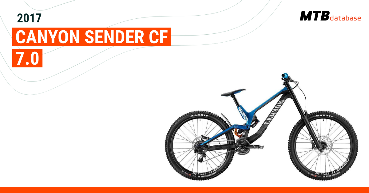 Canyon sender sales cf 2017