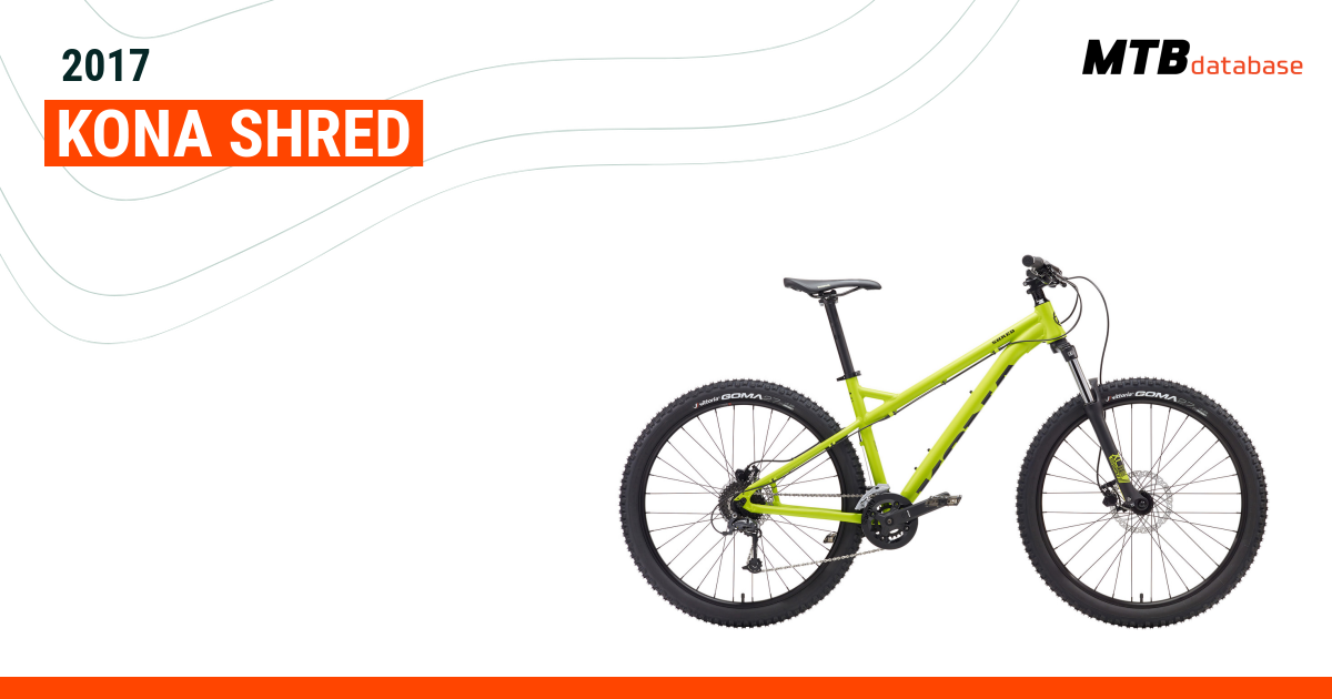 Kona shred mountain bike hot sale