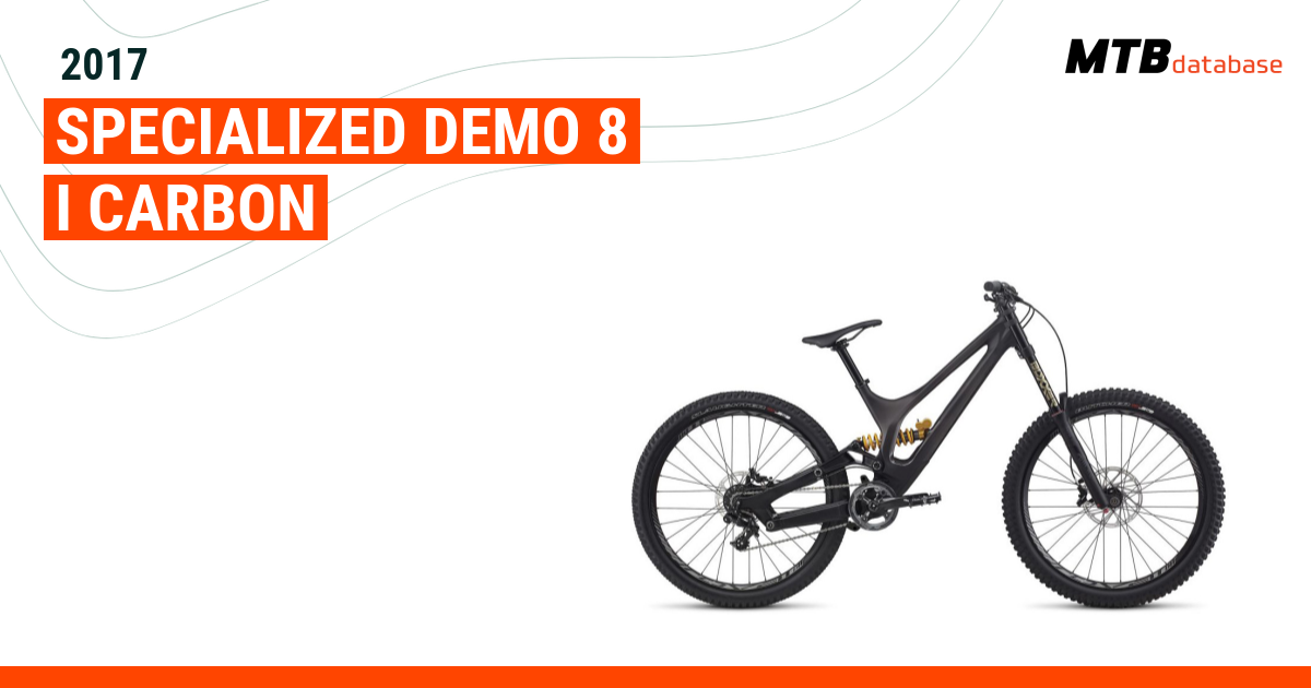 Specialized demo deals 8 carbon 2017