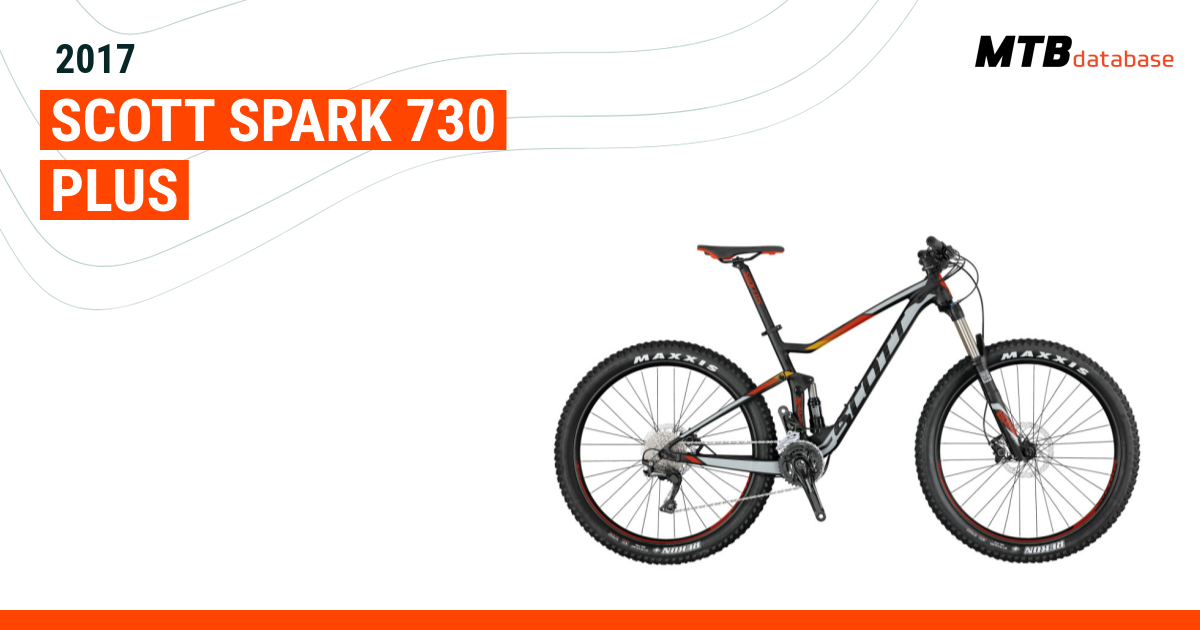 Scott spark 730 discount plus mountain bike 2017