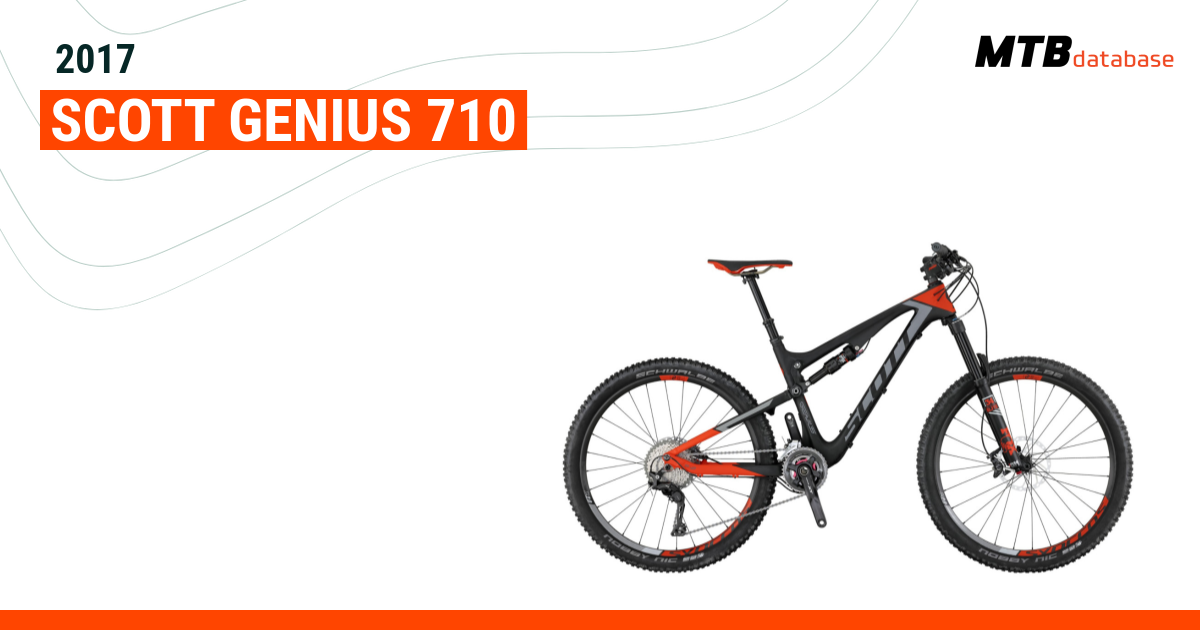 Scott genius 2025 710 carbon 2017