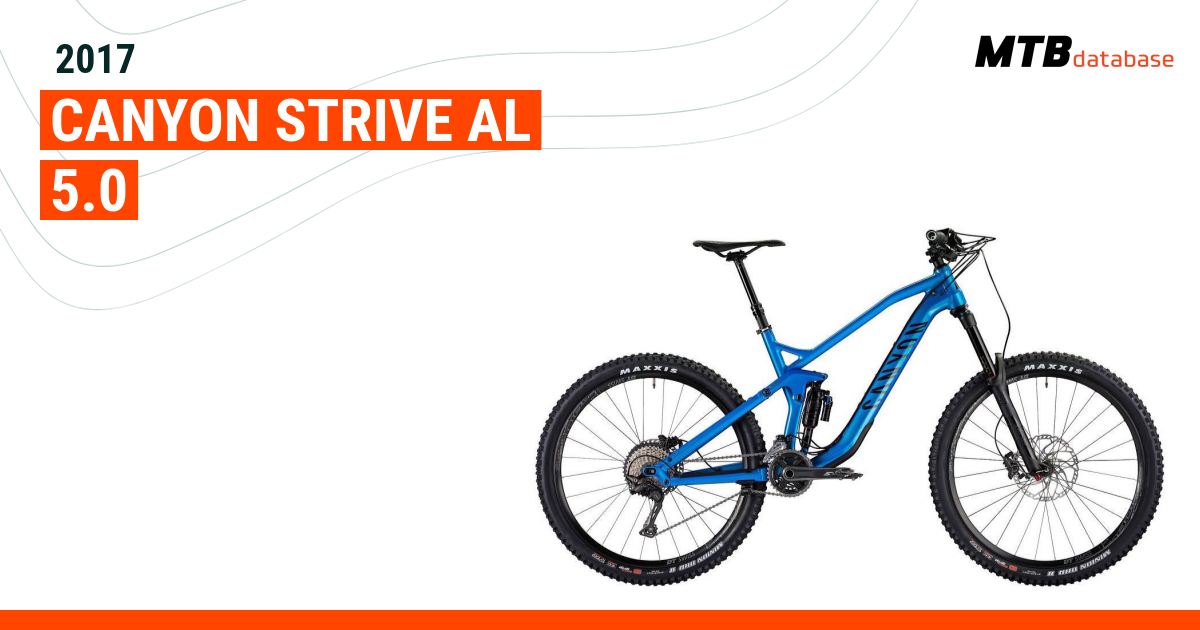 Canyon strive al 5.0 2017 online