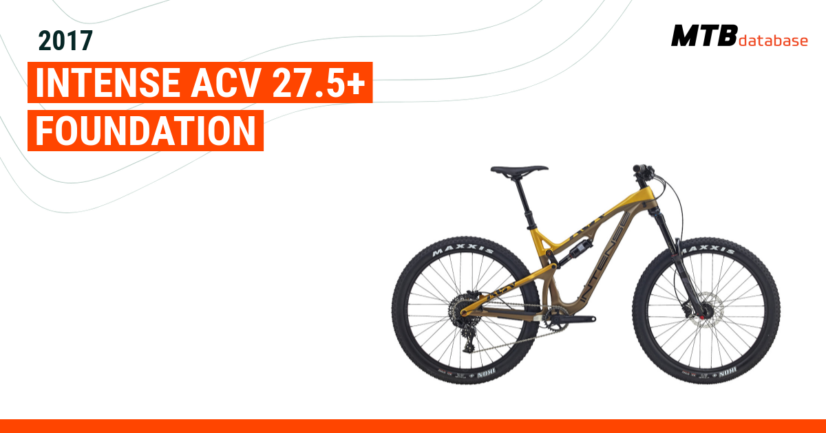 2017 Intense ACV 27.5 Foundation Specs Reviews Images