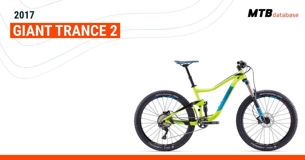 Giant trance best sale 2017 specs