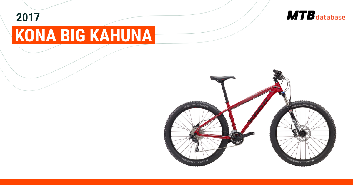 2017 Kona Big Kahuna Specs, Reviews, Images Mountain Bike Database