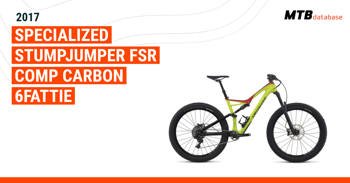 2017 specialized stumpjumper fsr comp store carbon 6fattie