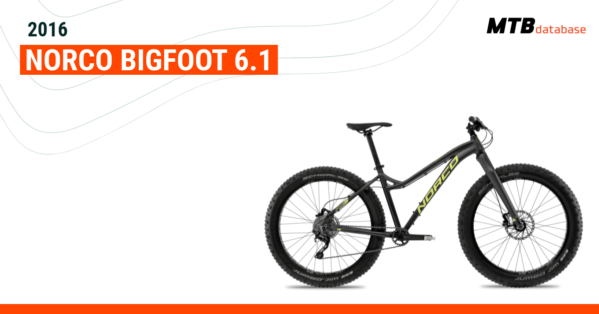 2016 norco hot sale bigfoot 6.1