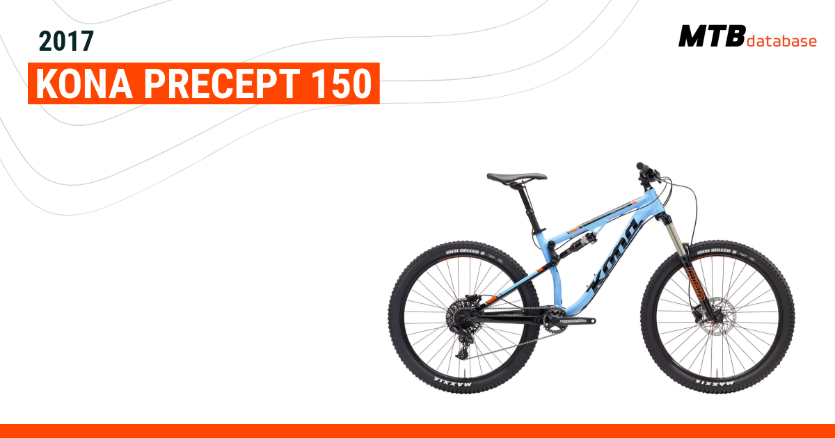 2017 Kona Precept 150 Specs Reviews Images Mountain Bike