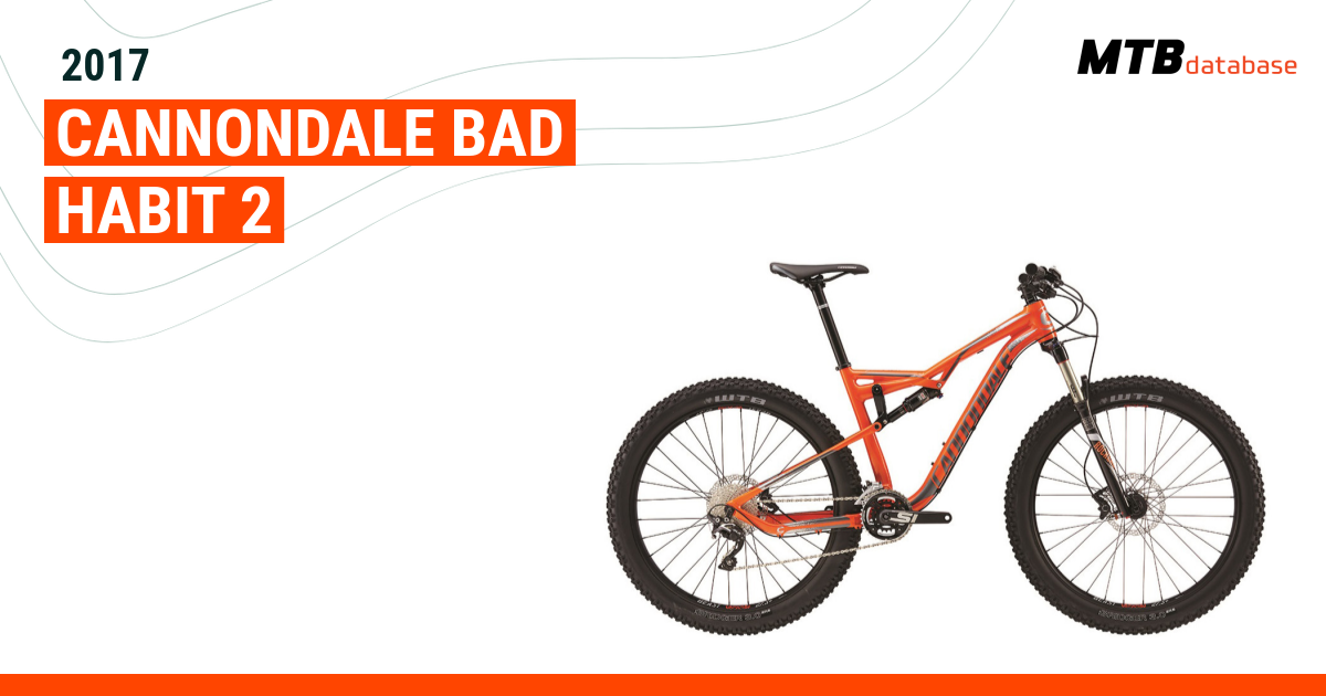 2017 cannondale bad online habit 2