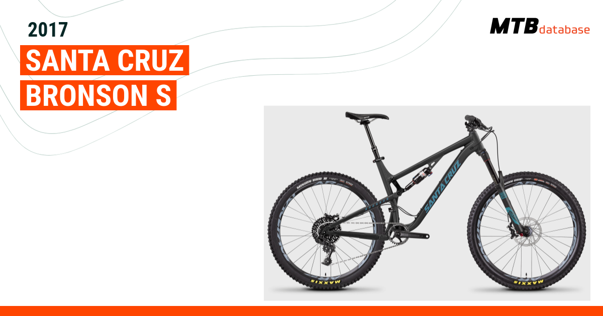 2017 Santa Cruz Bronson S Specs Reviews Images Mountain Bike