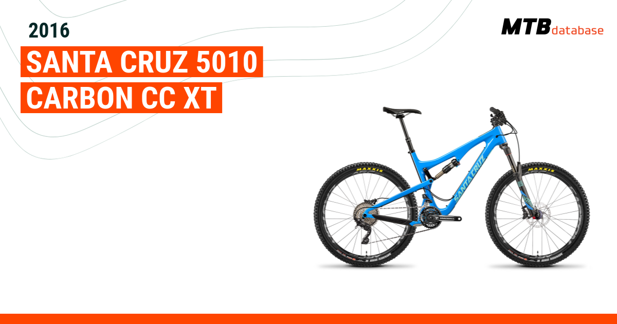 2016 Santa Cruz 5010 Carbon CC XT Specs Reviews Images