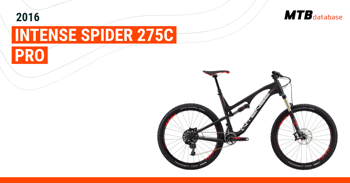 2016 Intense Spider 275C Pro Specs Reviews Images Mountain Bike Database