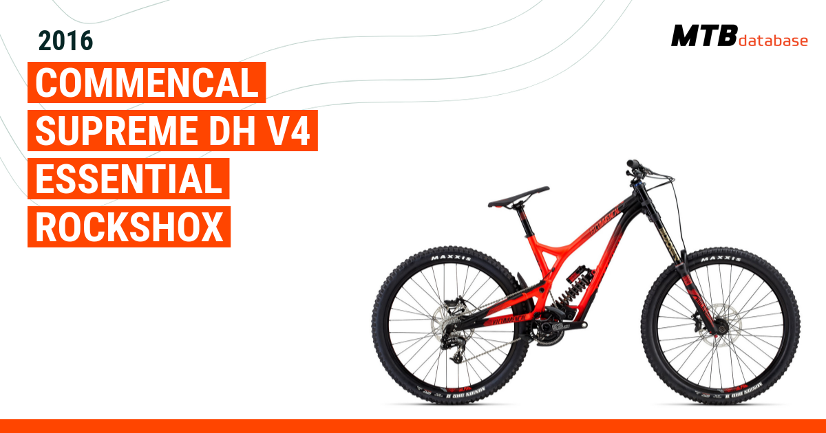 2016 best sale commencal supreme