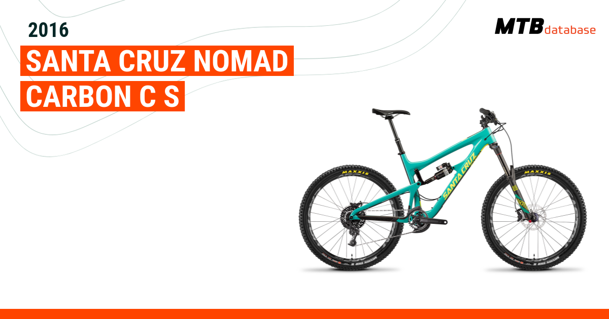 Santacruz nomad hot sale 2016