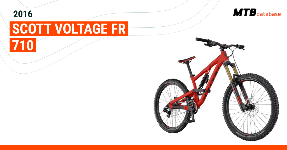 2016 Scott Voltage FR 710 Specs Reviews Images Mountain Bike