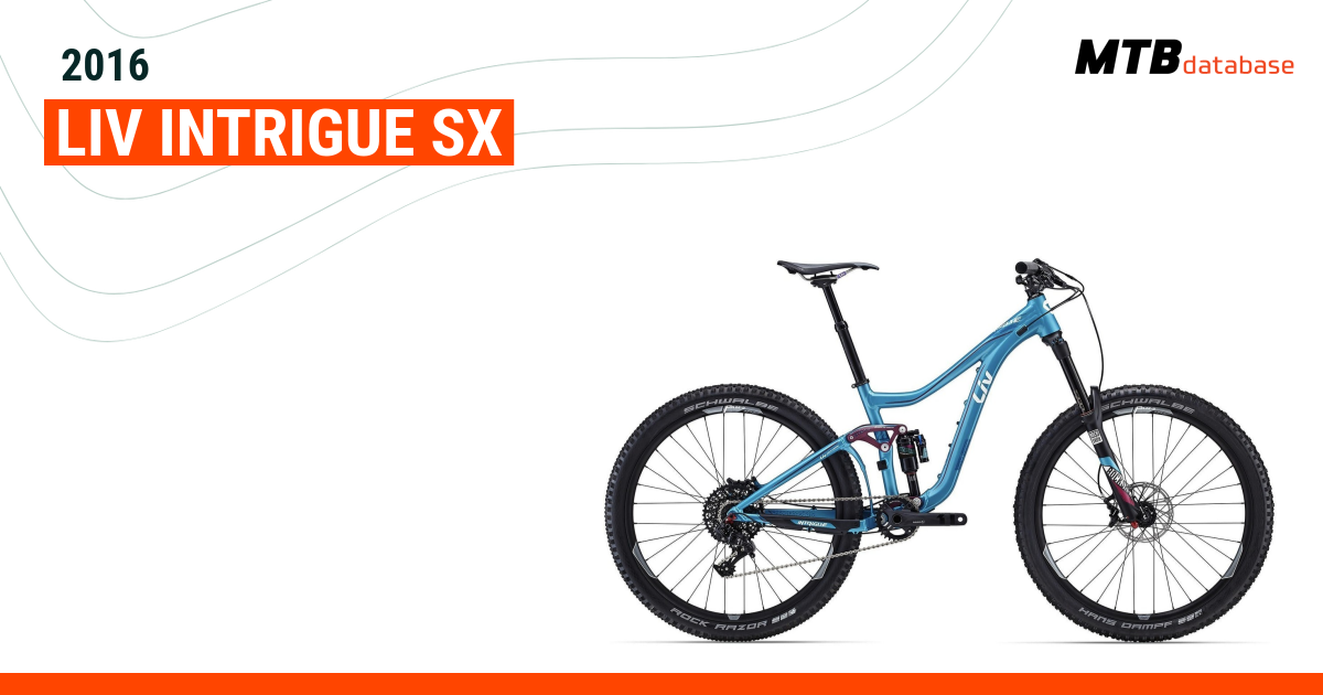 2016 Liv Intrigue SX Specs Reviews Images Mountain Bike Database