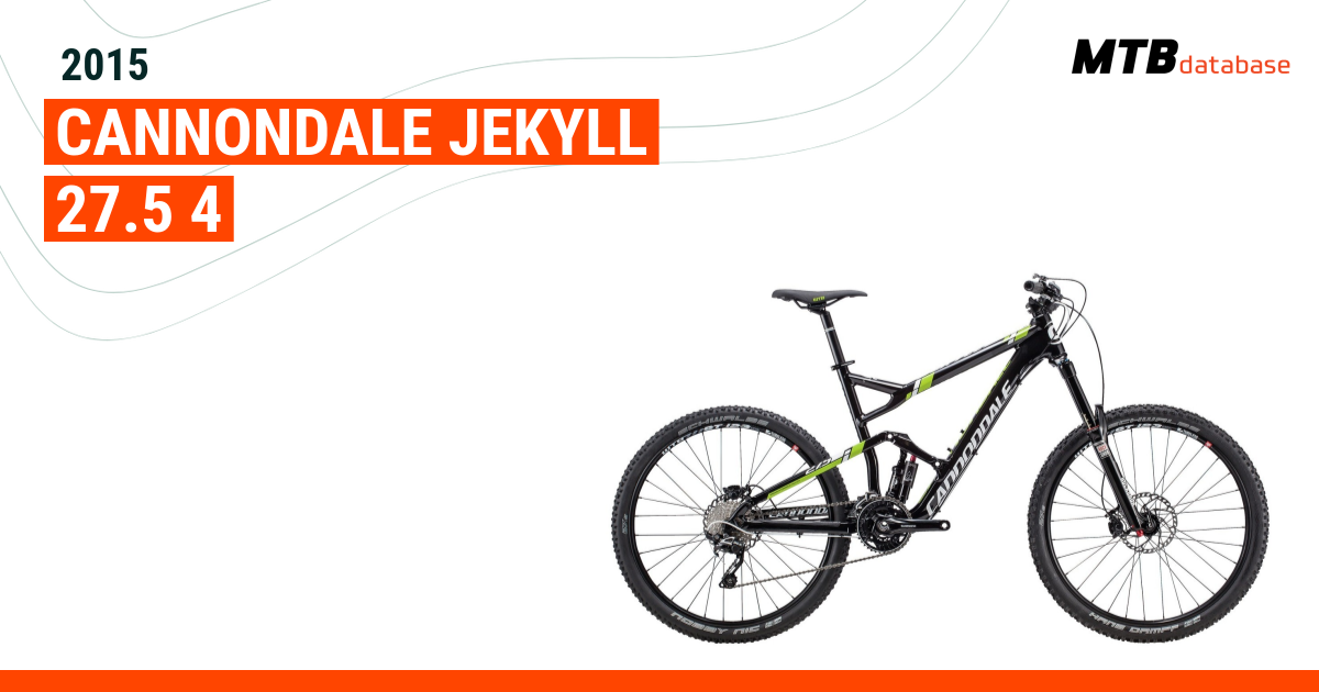 Cannondale jekyll 2015 discount specs