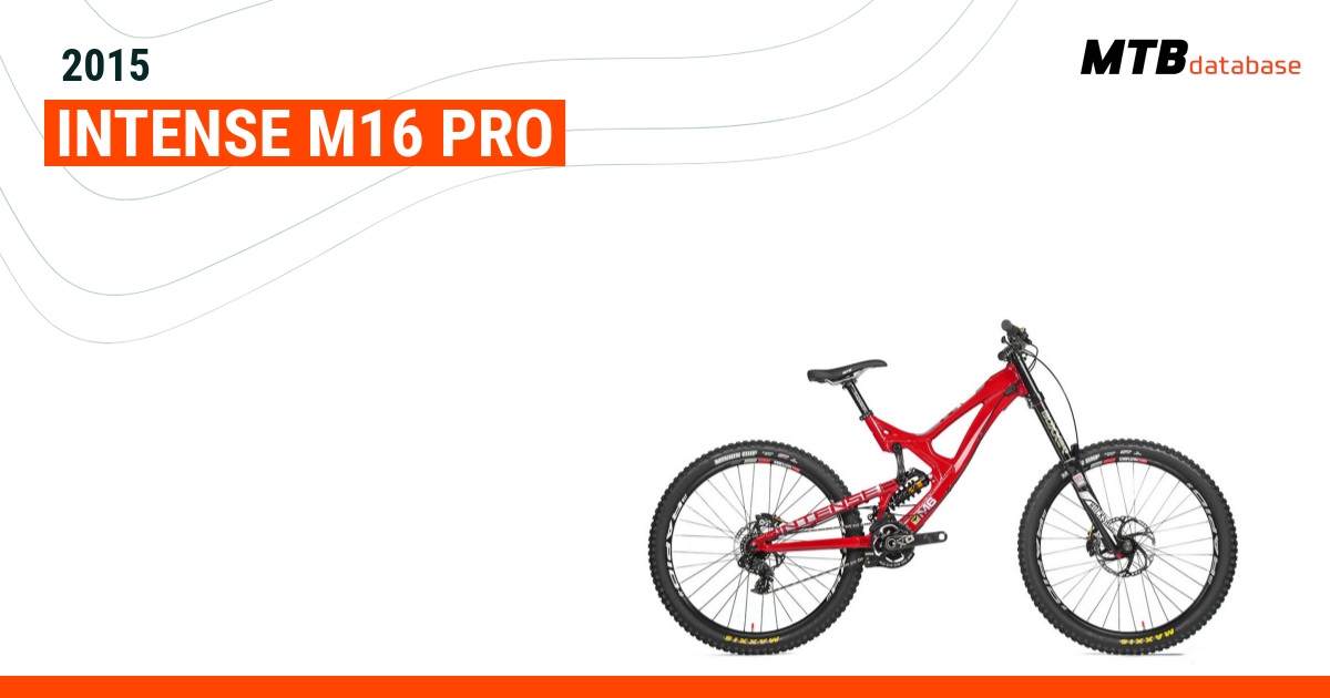 2015 Intense M16 Pro - Specs, Reviews, Images - Mountain