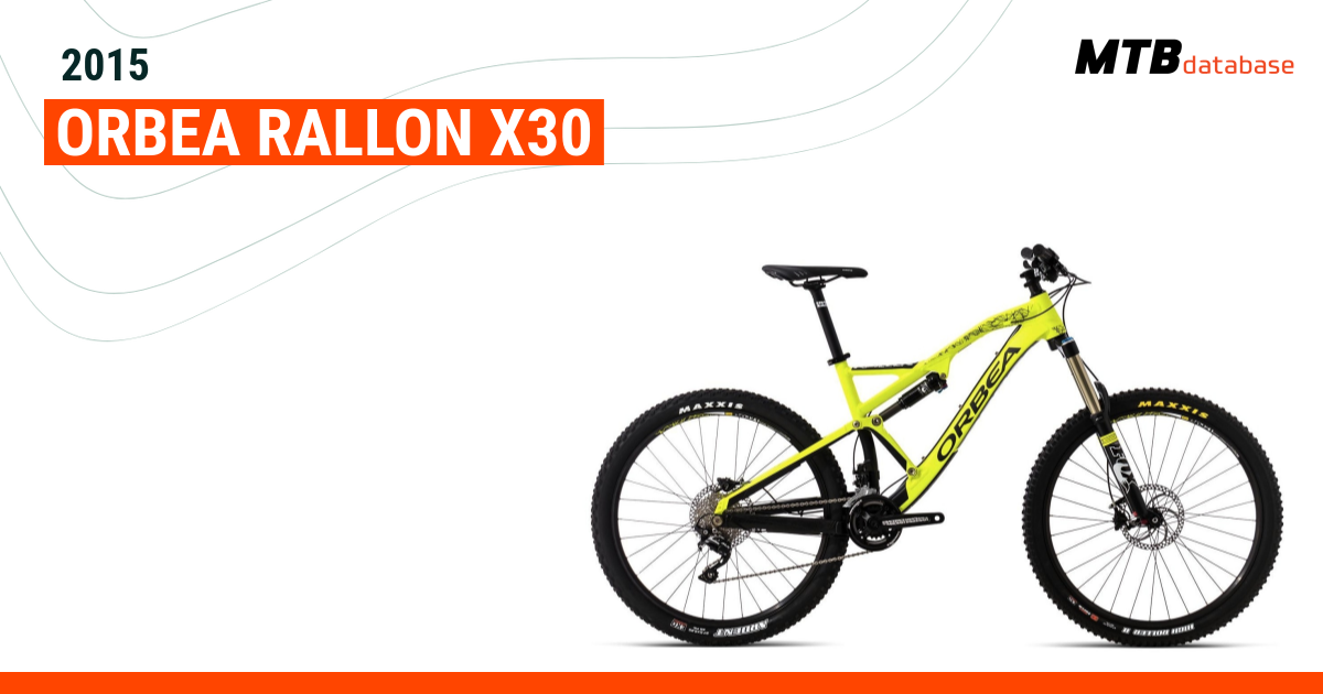 Orbea rallon x30 2015 online