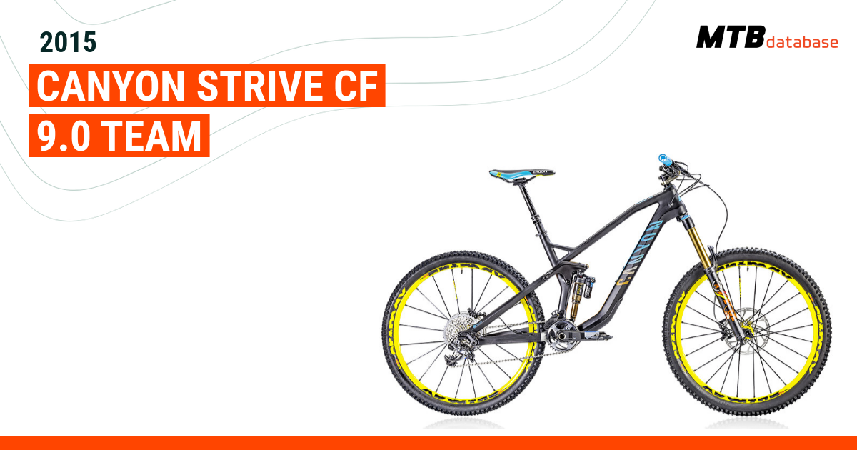 Canyon strive cf 9.0 cheap team 2015