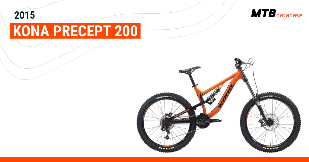 2015 Kona Precept 200 Specs Reviews Images Mountain Bike