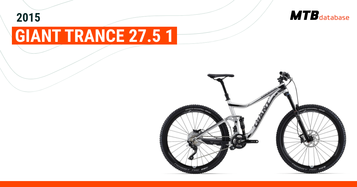 2015 Giant Trance 27.5 1 Specs Reviews Images Mountain Bike