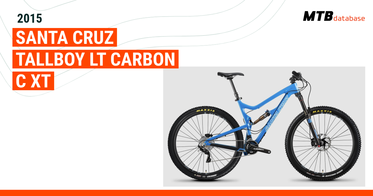 2015 Santa Cruz Tallboy LT Carbon C XT Specs Reviews Images