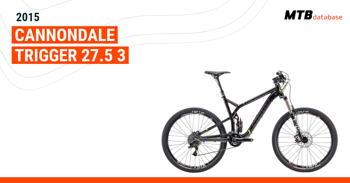 2015 cannondale trigger deals 3